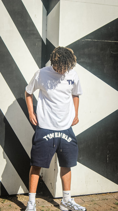 Navy Short Set