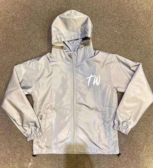 Grey Windbreaker